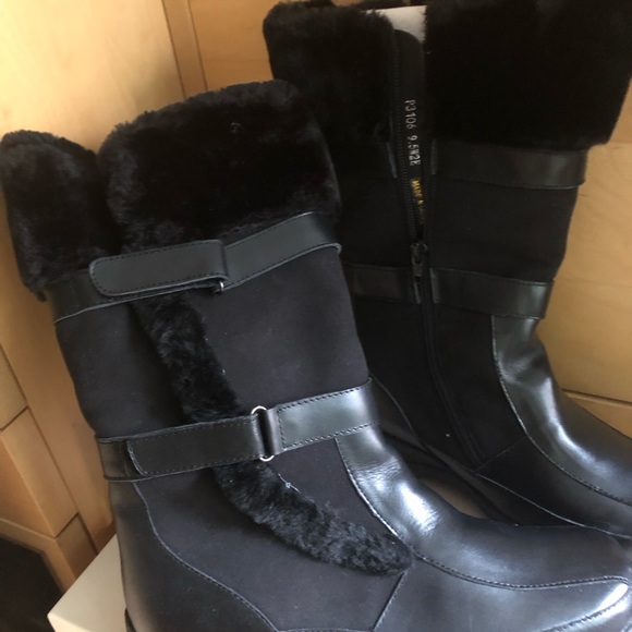 NWT Hoopoe warm winter boots with faux fur, size 8.5 and 9.5  W(2E), $85 - Picture 3 of 8